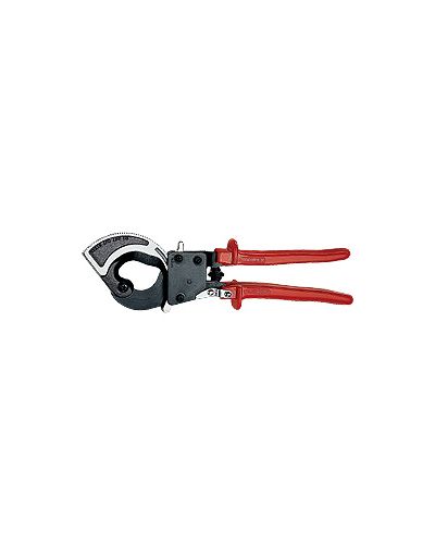 CORTACABLE A CREMALLERA KNIPEX